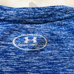 Under Armour  Blue Loose Fit V Neck T-shirt Small Photo 4