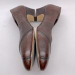 Croft & Barrow  Brown Leather Kitten Heels 7 Photo 2