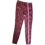 Eddie Bauer Athletic Sporty Outdoor Brown Striped Leggings With Side Pocket Sz M Photo 6