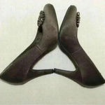 Rocket Dog Woman’s Size 8.5 Brown/Bronze with Beaded Embellishment Satin… Brown Photo 6