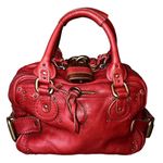Chloé CHLOE Paddington Lock and Key Small Red Leather Padlock Bag With Dust Bag Photo 0