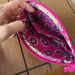 Vera Bradley Lovely Zip Wristlet Wallet Clutch Very Berry Paisley Pink Green Purple Photo 5