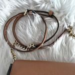 Michael Kors | Brown Tan Mini Bag Purse Gold Hardware Chain Saffiano Leather Photo 6