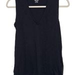 Madewell  V-Neck Tank Top Soft Everyday Casual Basic Black Size XXS Photo 0