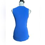 Tart  Women’s XS Blue Flowy Tank Top Cinched on Side Photo 4
