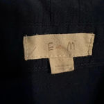 E&M blue button up thin tie front top size M Size M Photo 3