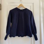 frame denim Frame Scallop hem sweatshirt- flawed Photo 1