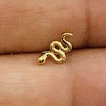 ❤️ 14k Gold stud earring Women ( one) ❤️ snake stud single earring ❤️ Photo 0