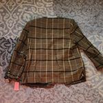 Kasper II for A.S.L. Blazer & Skirt Suit Set Plaid Brown 14 Photo 6