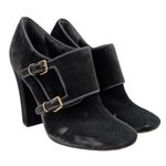 Tory Burch Carley Velvet Monk Strap Booties $395 Size 7.5M S3984 Photo 4