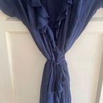 Aritzia Sunday Best Savoy navy blue mini dress Photo 3