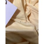 ZARA Yellow Halter Neck Plunging V Neck Maxi Dress Flowy Slit Size L Photo 7