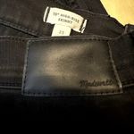 Madewell 10" High-Rise Skinny Jeans in Berkeley Black Button-Through Edition 25" Photo 2