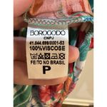 Borogodo Brazilian Dress Tropical Floral Colorful Resort Sundress Maxi $259 Size L Photo 5