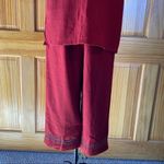 Vintage Napa Valley Cropped Pant Set Red Size S/M Photo 7