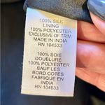 Nanette Lepore Silk Gold Metallic Embroidered Key Hole Neck Occasion Dress Sz 6 Photo 9