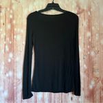 Old Navy  Black Boatneck Long Sleeve T Shirt Photo 5