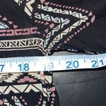 Jessica Simpson  Women's Cold Shoulder‎ Top Blouse Multicolor Aztec Print Large Photo 7