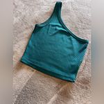 ELECTRIC BLUE Ribbed One Shoulder Stretch Tank Top Women’s Sz S EUC Photo 1