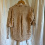 L'Agence L’Agence Isa Tie Sleeve 100% Silk Georgette Button up blouse top Photo 5