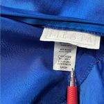 Vintage 80s/90s Fiesta Royal Blue Satin Old Hollywood Short Cocktail Dress Size L Photo 3