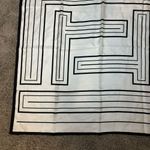 Lafayette 148  L. Beam Stripes Silk Scarf - Cloud Multi NWT Photo 5