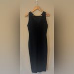 VTG J.R. NITES BY CALIENDO Sleeveless Black Beaded Black Tie Gown Dress Size 8 Photo 13