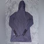 Lululemon  Womens‎ Stride Zip Up Hoodie High Collar Heathered Purple Fitted Sz 6 Photo 4