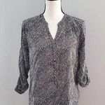 Grand & Greene Pullover Top Black & White Size M Size M Photo 0