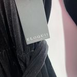 Eloquii Jumpsuit Size 18 NWT Black Velvet Tie Belt Wide Leg Cocktail Evening Photo 5