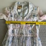 Vintage Gunne Sax By Jessica Blue White Floral Laced Prairie Dress Sz 7 AS IS Photo 14
