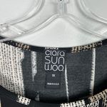 Clara Sun Woo Brown & Black Striped No-Iron Slinky Knit Plus Size Top 1X Travel Photo 2