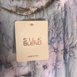 Elena Baldi Blue Silk Blend Floral Tiered Maxi Dress Sz Medium NWT Purple Photo 5