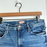 Mother The Mid Rise Dazzler Crop in Different Strokes Blue Size 30 Photo 2