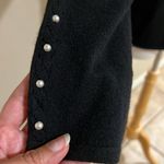 Soft Surroundings  sweater with pearl detailing on sleeves womens size PM Photo 3
