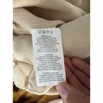 Altar'd State  Women's Size Small Cream Ribbed Long Sleeve Shirt Snaps Cottagecore Photo 9