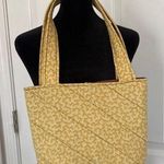 Handmade Yellow Patterned Tote Bag. Photo 2