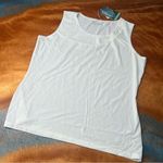 Royal Robbins NWT  Essential Tencel White Sleeveless Tank Top XL Photo 0
