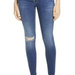 frame denim FRAME Le Raw Edge Ripped Crop Skinny Jeans In Washington Square Sz 26 $200 Photo 0