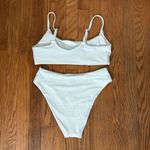 ANDIE ‎ Bikini Set Maui Top 90s High Waisted Bottom White size S NWT Photo 5