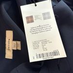 Burberry  Uniform Black 100% Silk Button Up Long Sleeve Shirt Dress NWT Size 18 Photo 7