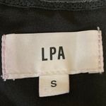 LPA Aurora Black Strapless Feather Trim Formal Cocktail Sleeveless Mini Dress S Photo 6