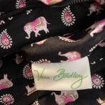 Vera Bradley Retired Hipster Crossbody Bag Purse Pink Elephants Paisley 2007 Photo 7