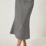 COMMENSE | Plaid Print Mermaid | Size: Medium Black Photo 0