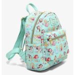 Lounge Fly  Disney Princess Teal / Mint‎ Chibi Mini Backpack - New Photo 1