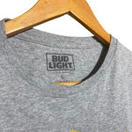 Bud Light Unisex Dilly Dilly‎ Blue Gray Graphic T Shirt Size Large Photo 4