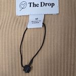 The Drop Theresa Tan Sweetheart Neck Ribbed Knit Puff Sleeve Top Size Medium Photo 5