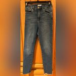 Good American Good Waist Crop Raw Edge Skinny Jeans in Blue331 Size 2 = Size 26 Photo 4