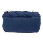 A New Day Sophie Denim Crossbody Bag in Blue with Gold Chain Strap Photo 5