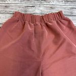 American Apparel Women's Dusty Rose Pink Wide Leg Pants S SM Small Elastic Waist Photo 2